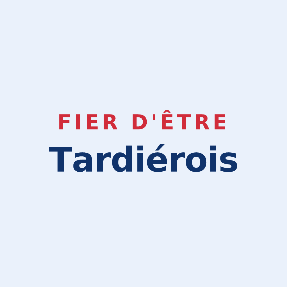 Sticker « Fier d'être Tardiérois » — design pour Terval