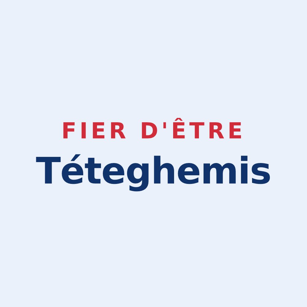Sticker « Fier d'être Téteghemis » — design pour Téteghem-Coudekerque-Village