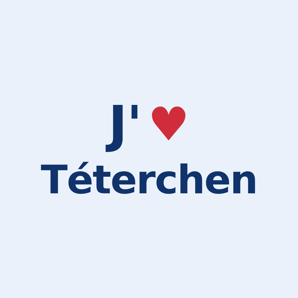 Sticker personnalisé Téterchen — design J'aime Téterchen
