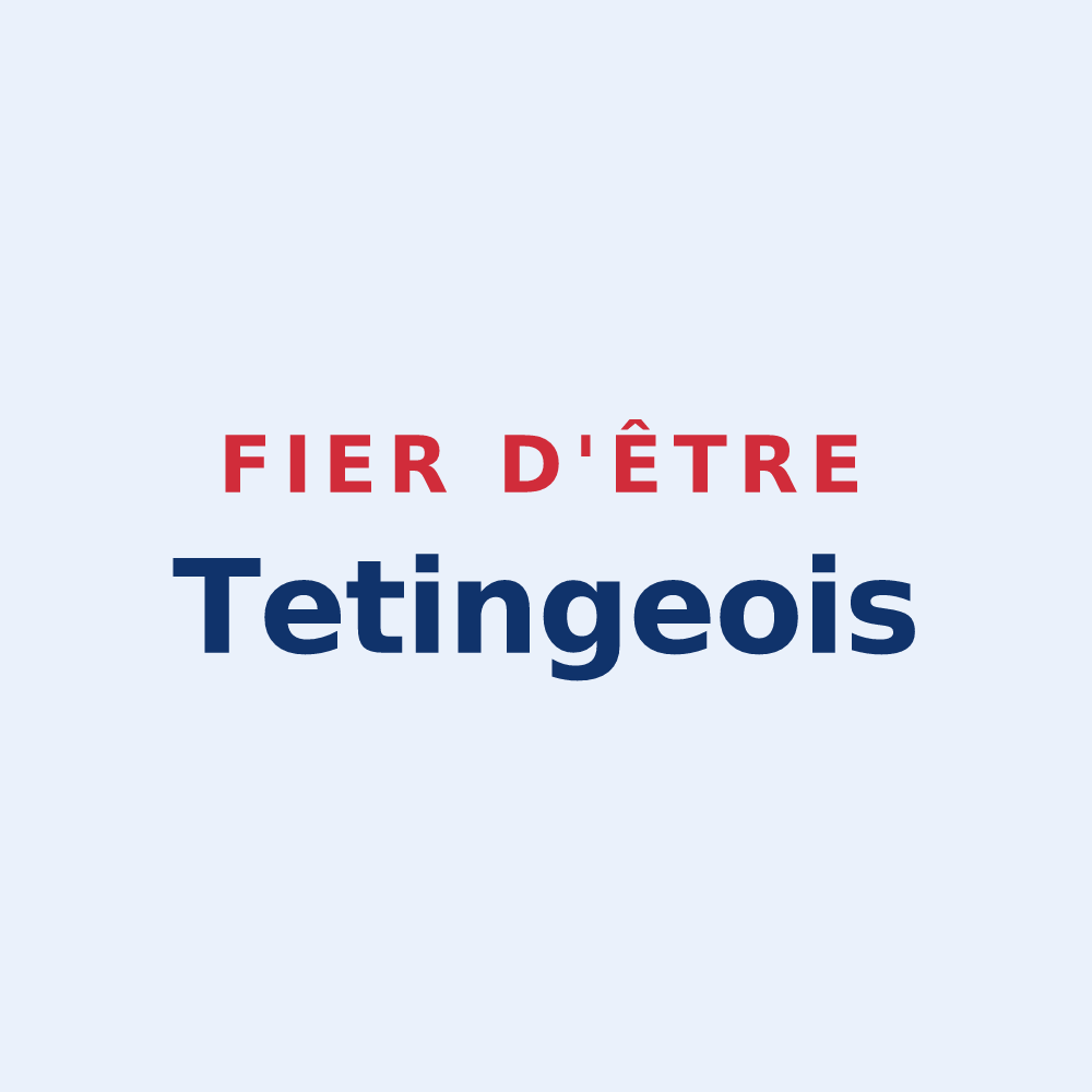 Sticker « Fier d'être Tetingeois » — design pour Teting-sur-Nied