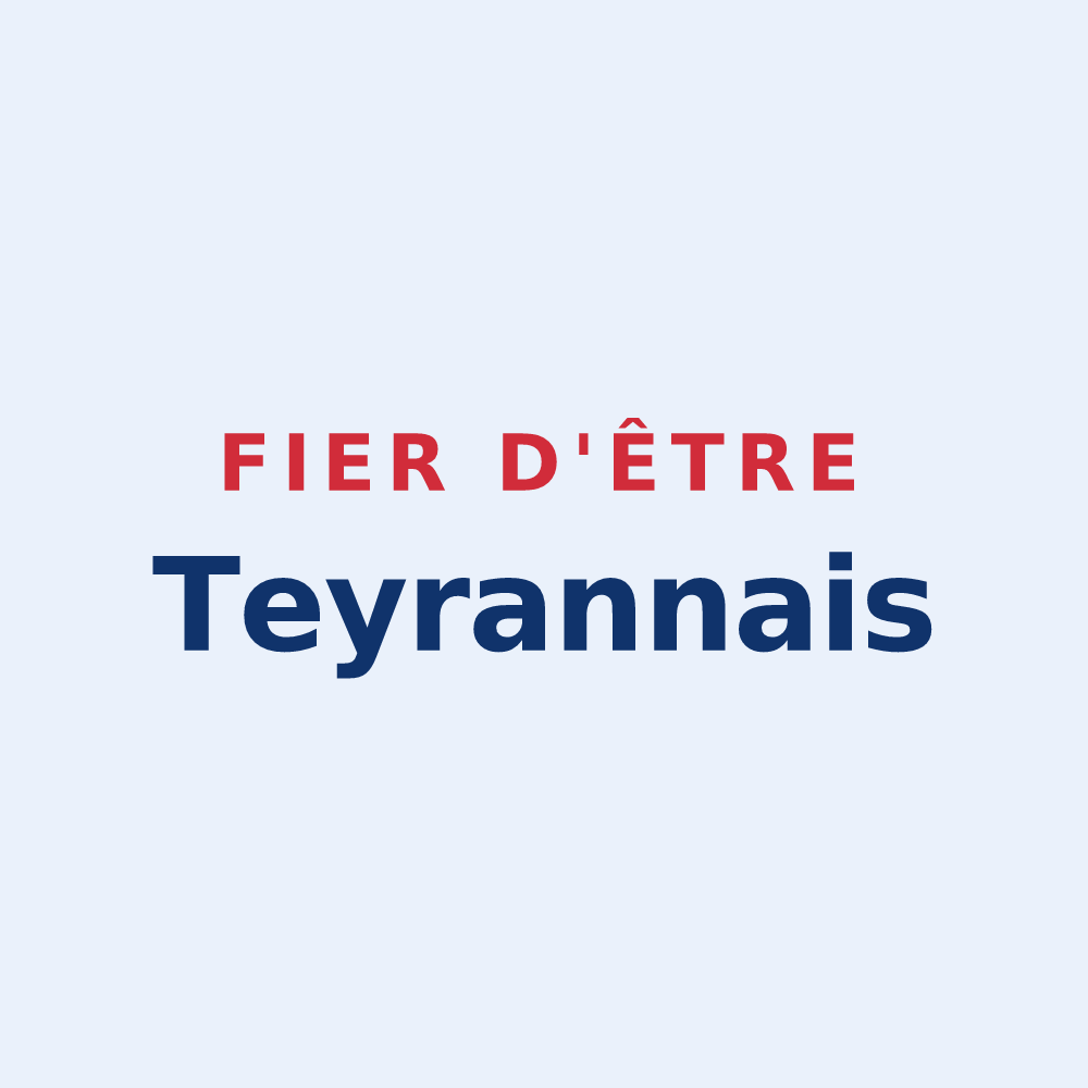 Sticker « Fier d'être Teyrannais » — design pour Teyran