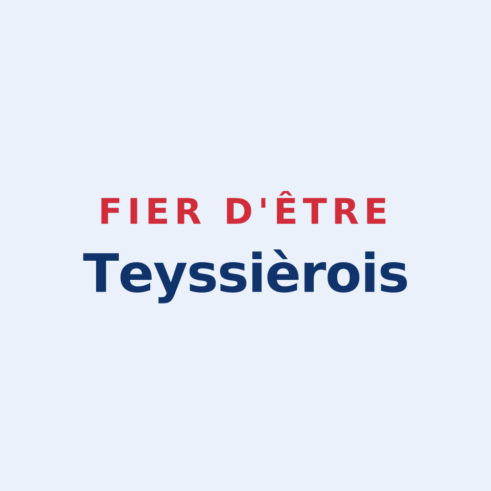Sticker « Fier d'être Teyssièrois » — design pour Teyssières