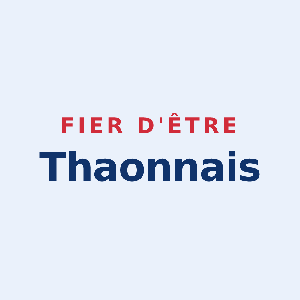 Sticker « Fier d'être Thaonnais » — design pour Thaon