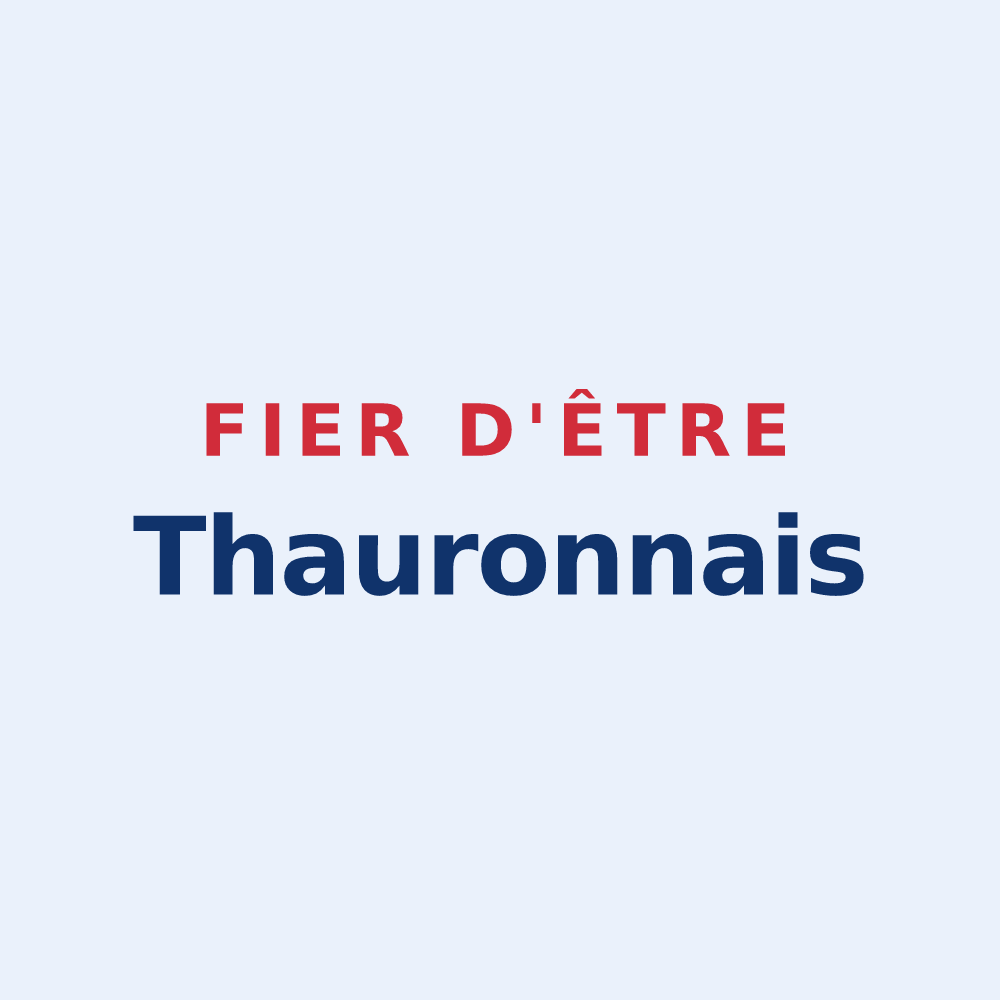 Sticker « Fier d'être Thauronnais » — design pour Thauron
