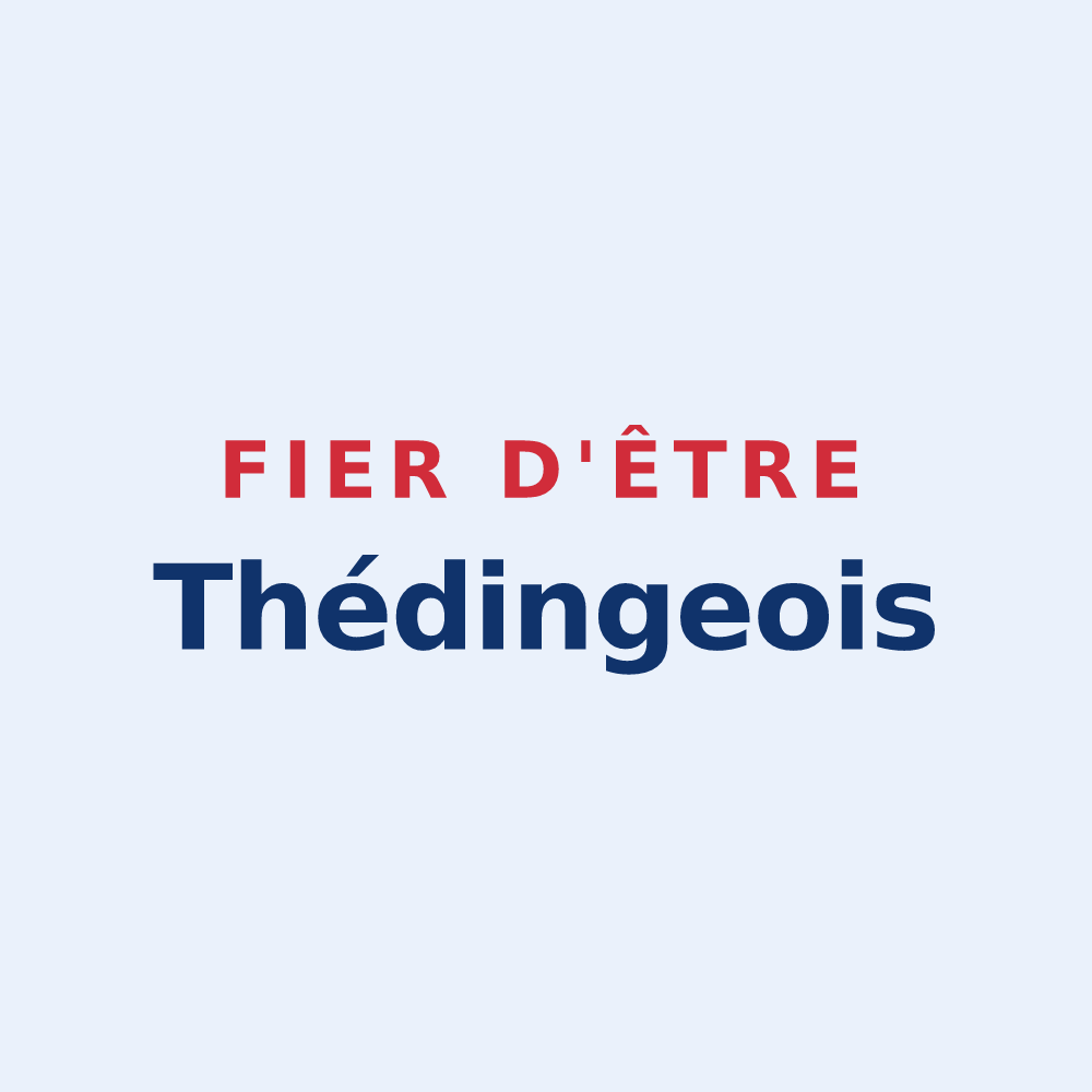 Sticker « Fier d'être Thédingeois » — design pour Théding