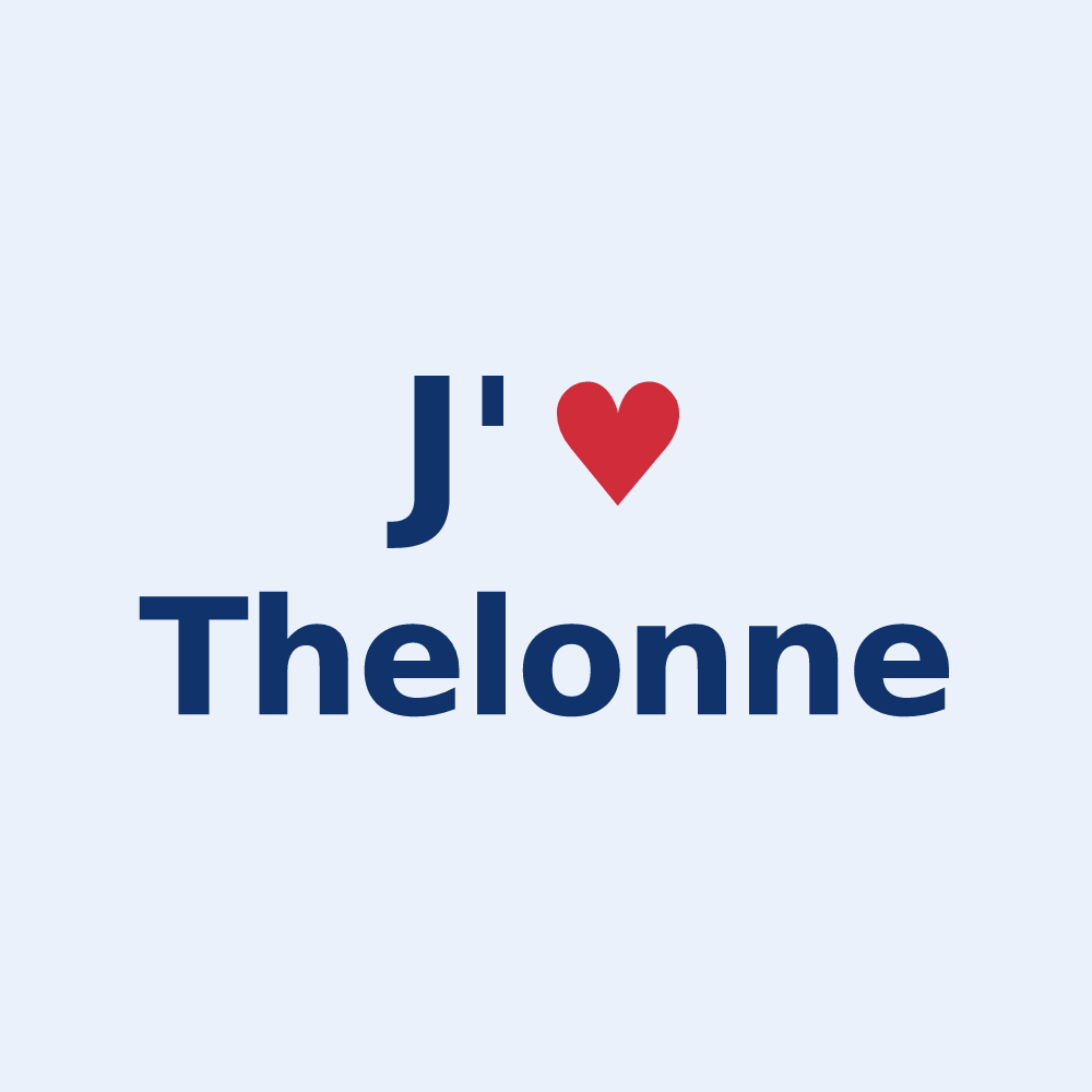 Sticker personnalisé Thelonne — design J'aime Thelonne