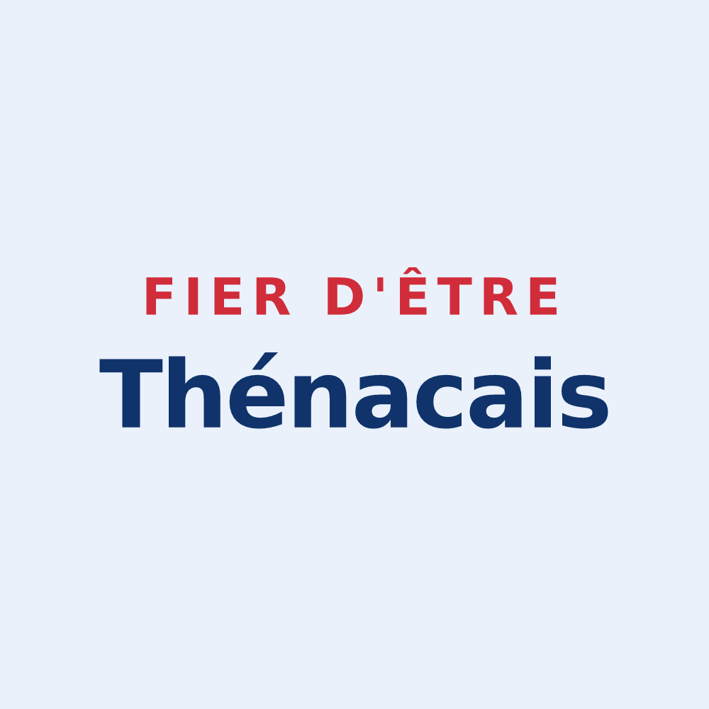 Sticker « Fier d'être Thénacais » — design pour Thénac
