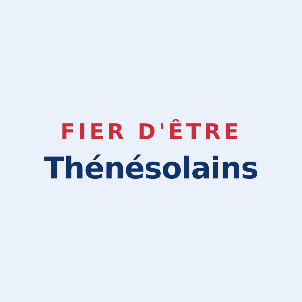 Sticker « Fier d'être Thénésolains » — design pour Thénésol