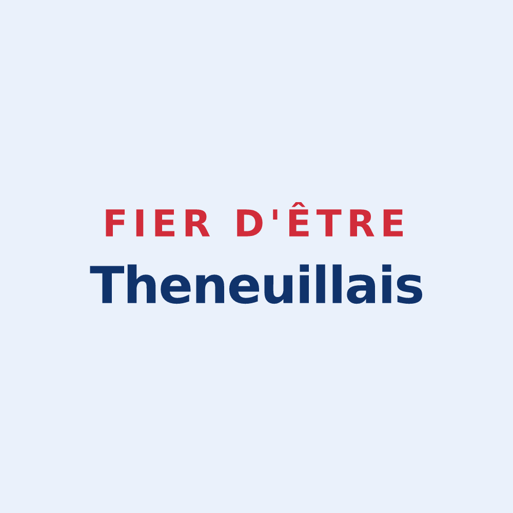 Sticker « Fier d'être Theneuillais » — design pour Theneuil