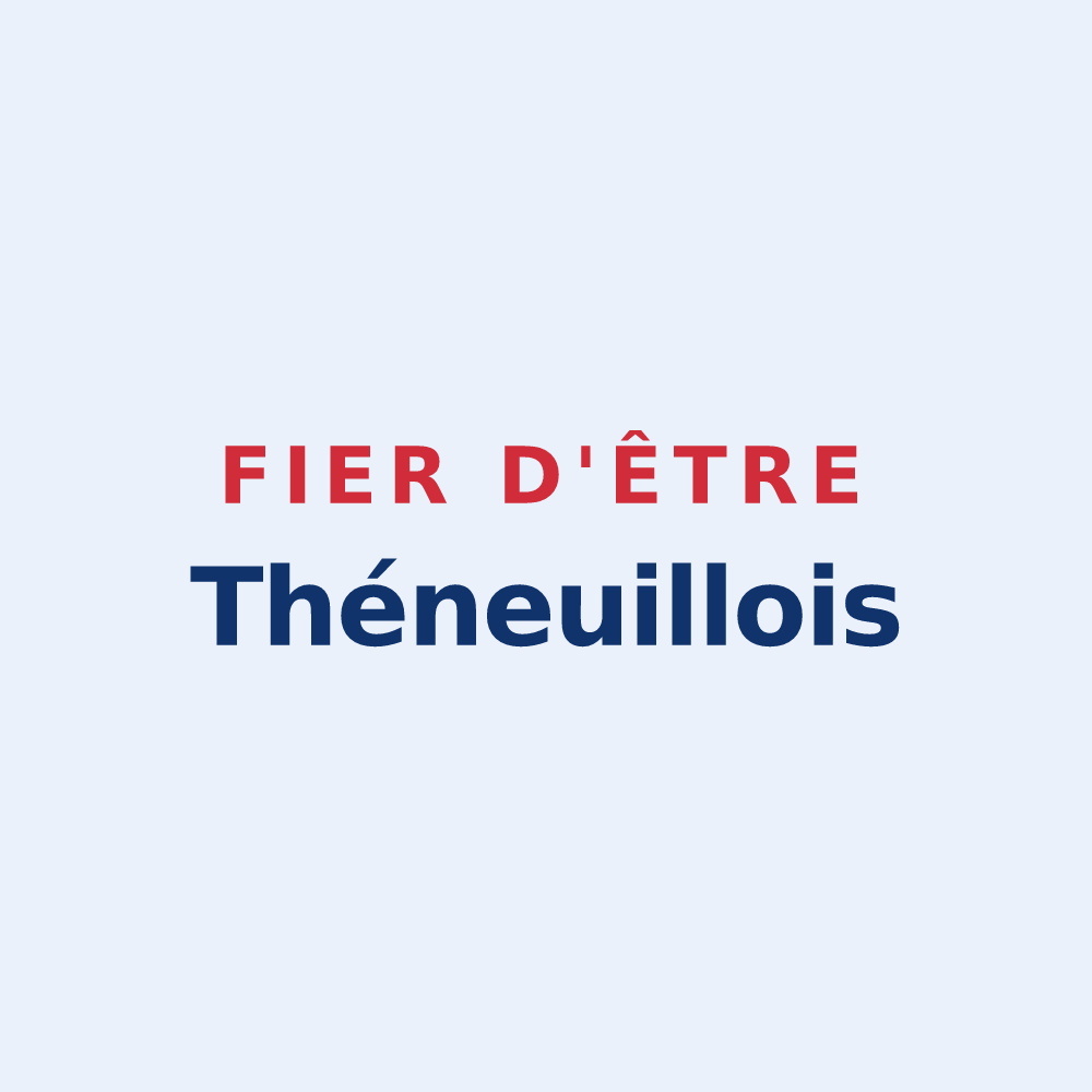 Sticker « Fier d'être Théneuillois » — design pour Theneuille