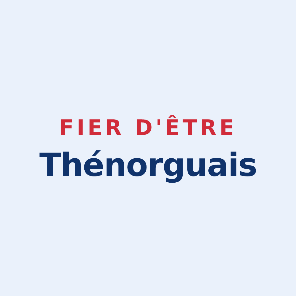 Sticker « Fier d'être Thénorguais » — design pour Thénorgues