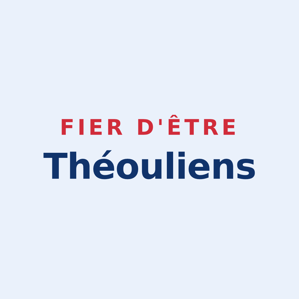 Sticker « Fier d'être Théouliens » — design pour Théoule-sur-Mer