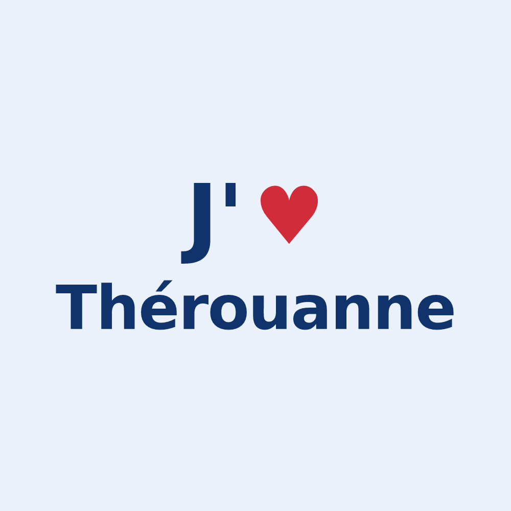 Sticker personnalisé Thérouanne — design J'aime Thérouanne