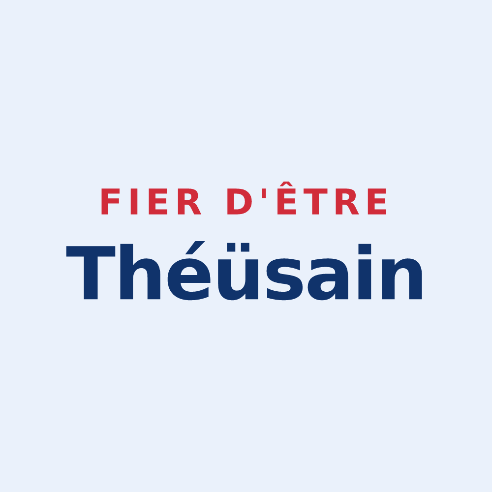 Sticker « Fier d'être Théüsain » — design pour Théus