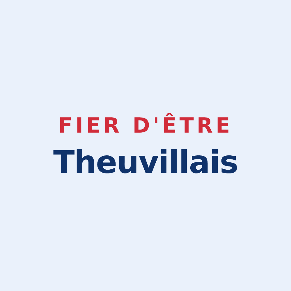 Sticker « Fier d'être Theuvillais » — design pour Theuville-aux-Maillots