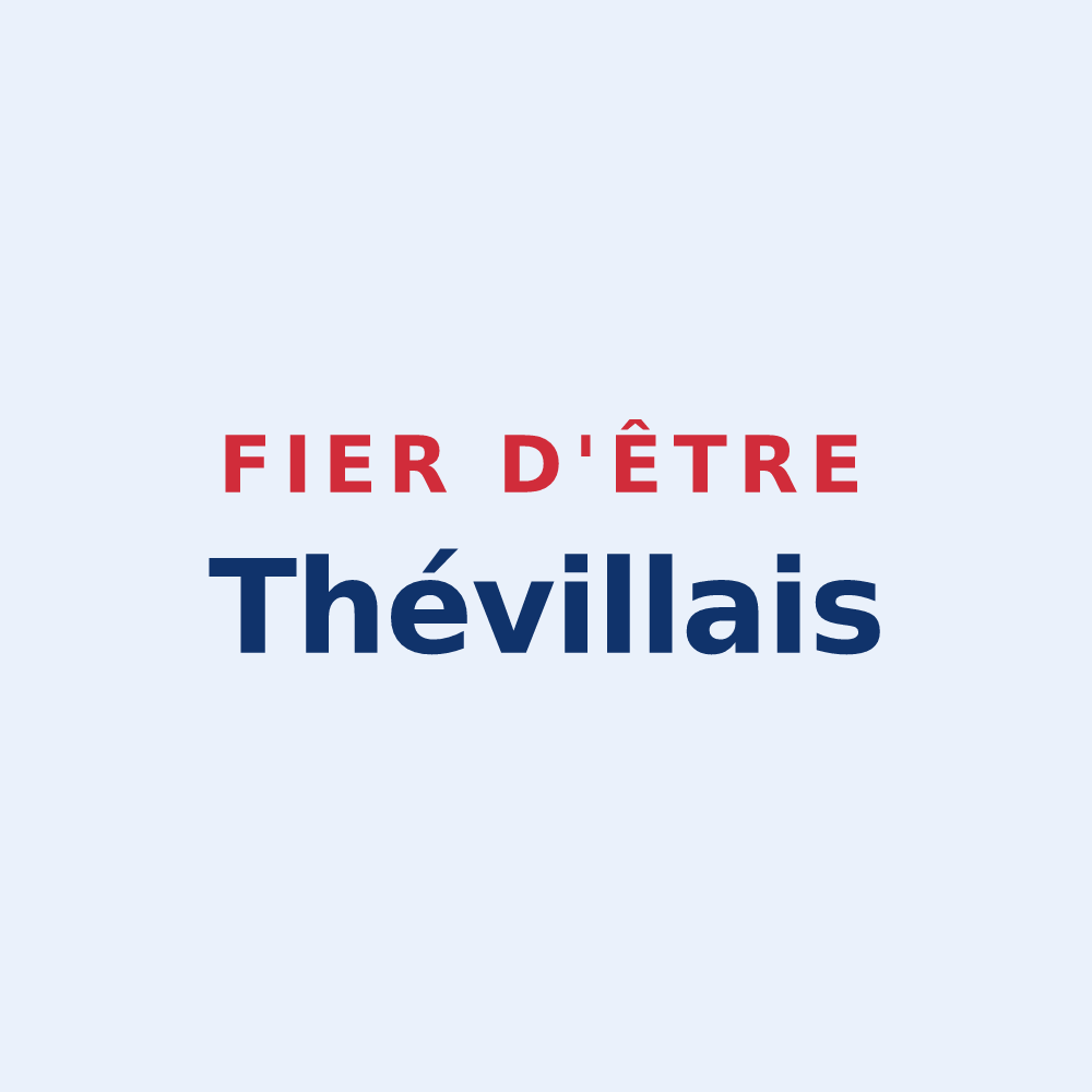 Sticker « Fier d'être Thévillais » — design pour Théville