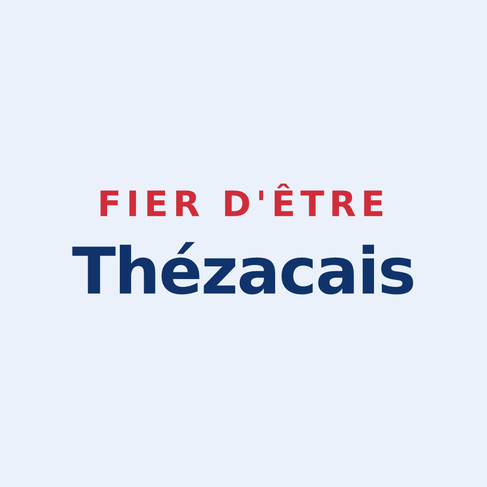 Sticker « Fier d'être Thézacais » — design pour Thézac