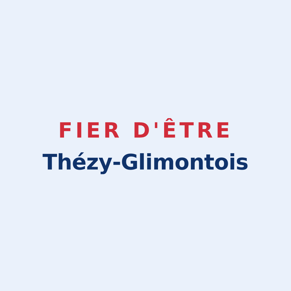 Sticker « Fier d'être Thézy-Glimontois » — design pour Thézy-Glimont