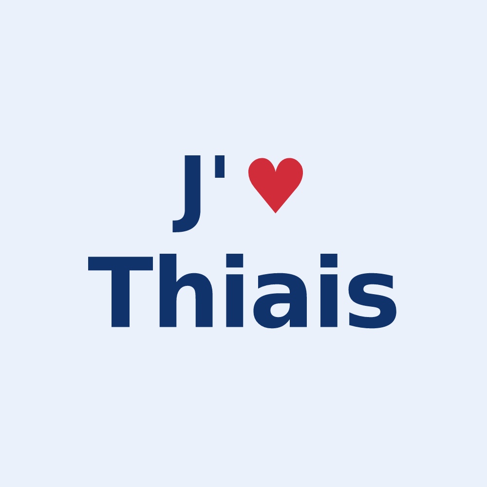 Sticker personnalisé Thiais — design J'aime Thiais