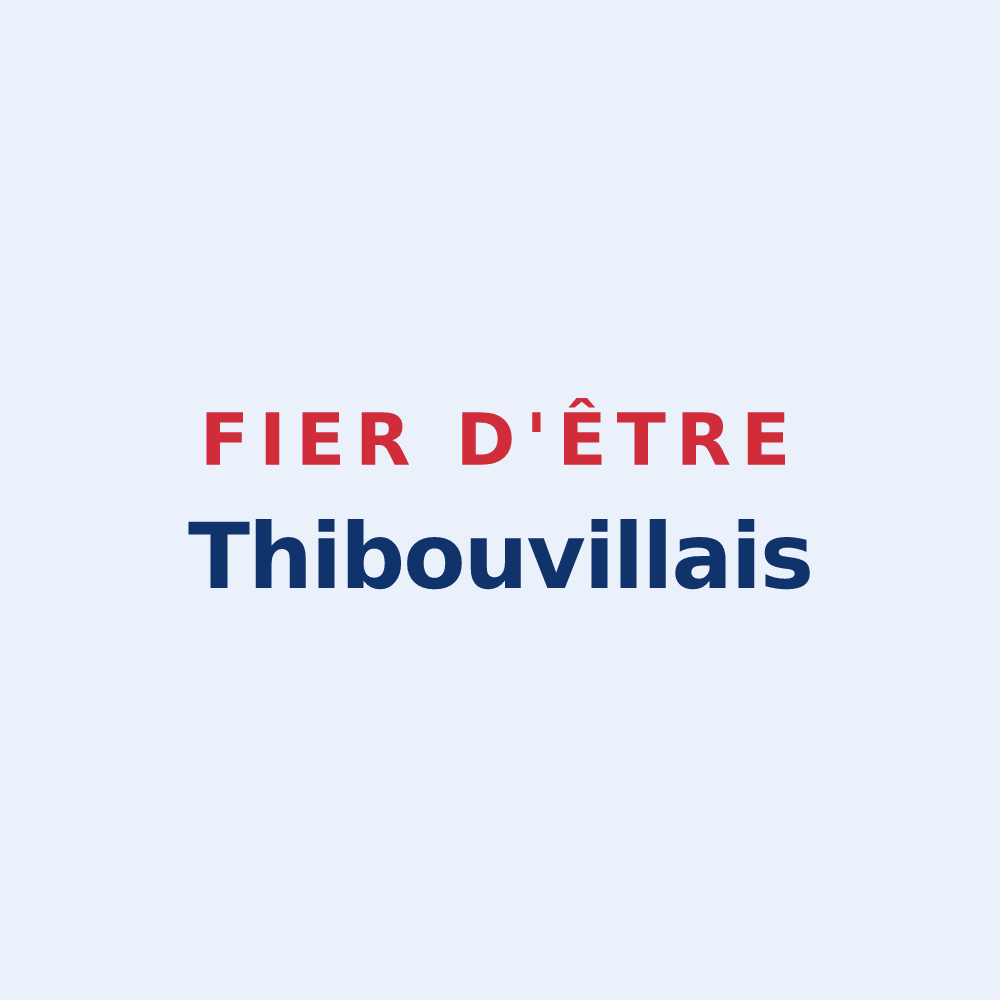 Sticker « Fier d'être Thibouvillais » — design pour Thibouville