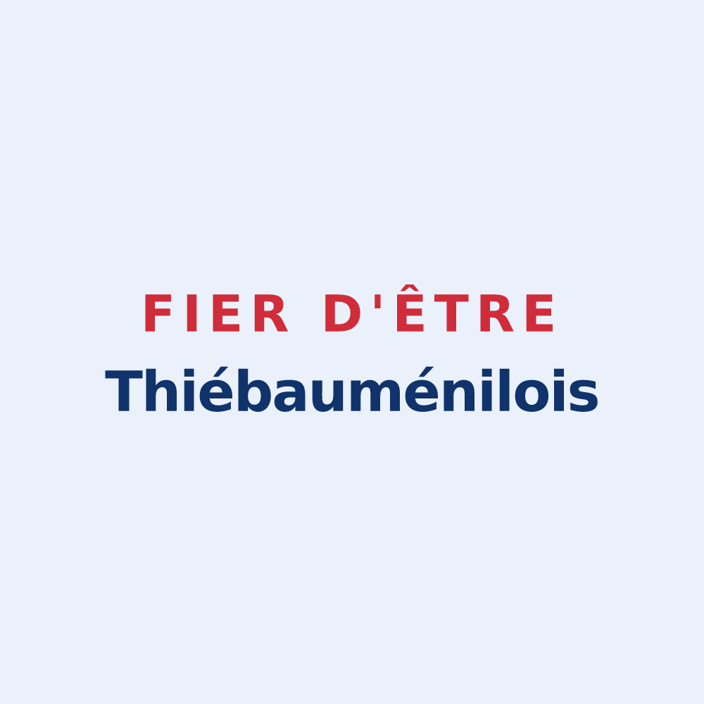 Sticker « Fier d'être Thiébauménilois » — design pour Thiébauménil