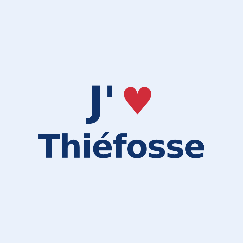 Sticker personnalisé Thiéfosse — design J'aime Thiéfosse
