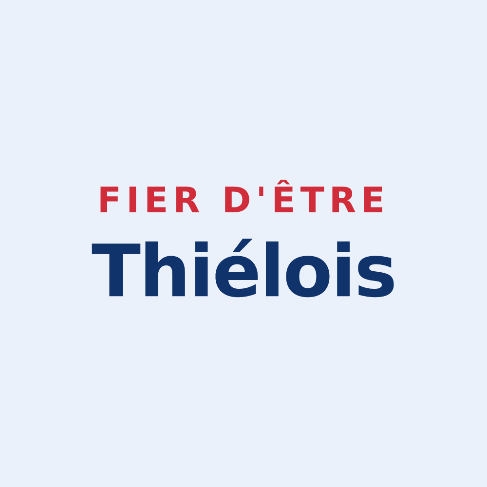 Sticker « Fier d'être Thiélois » — design pour Thiel-sur-Acolin