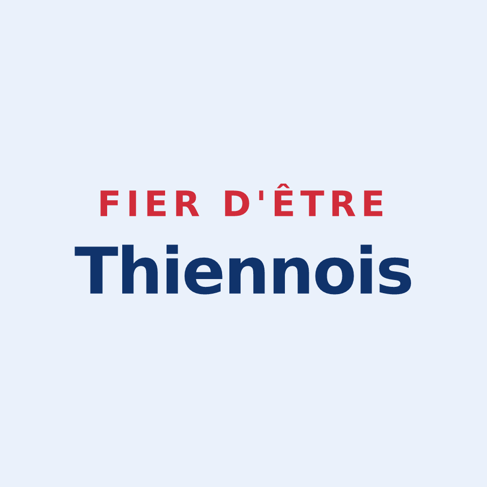 Sticker « Fier d'être Thiennois » — design pour Thiennes