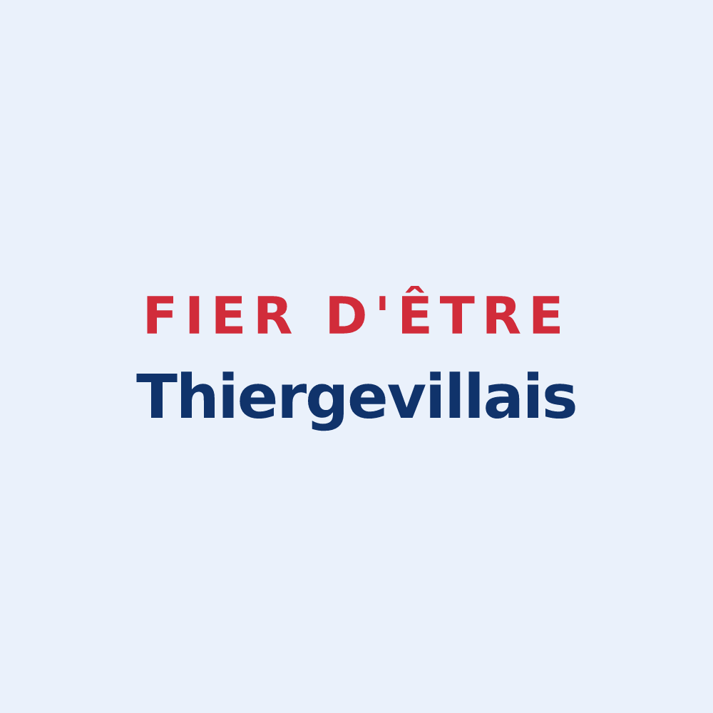 Sticker « Fier d'être Thiergevillais » — design pour Thiergeville