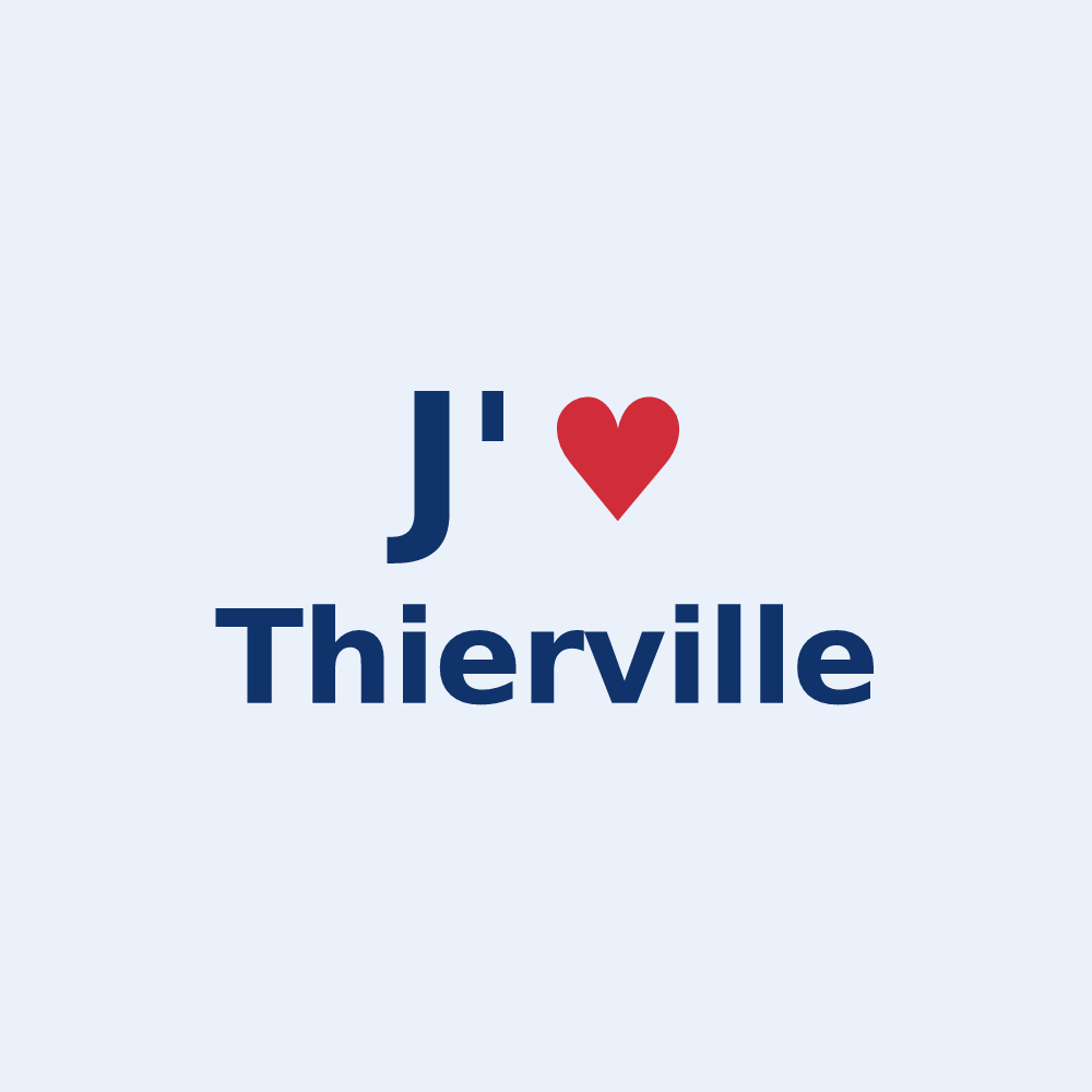 Sticker personnalisé Thierville — design J'aime Thierville