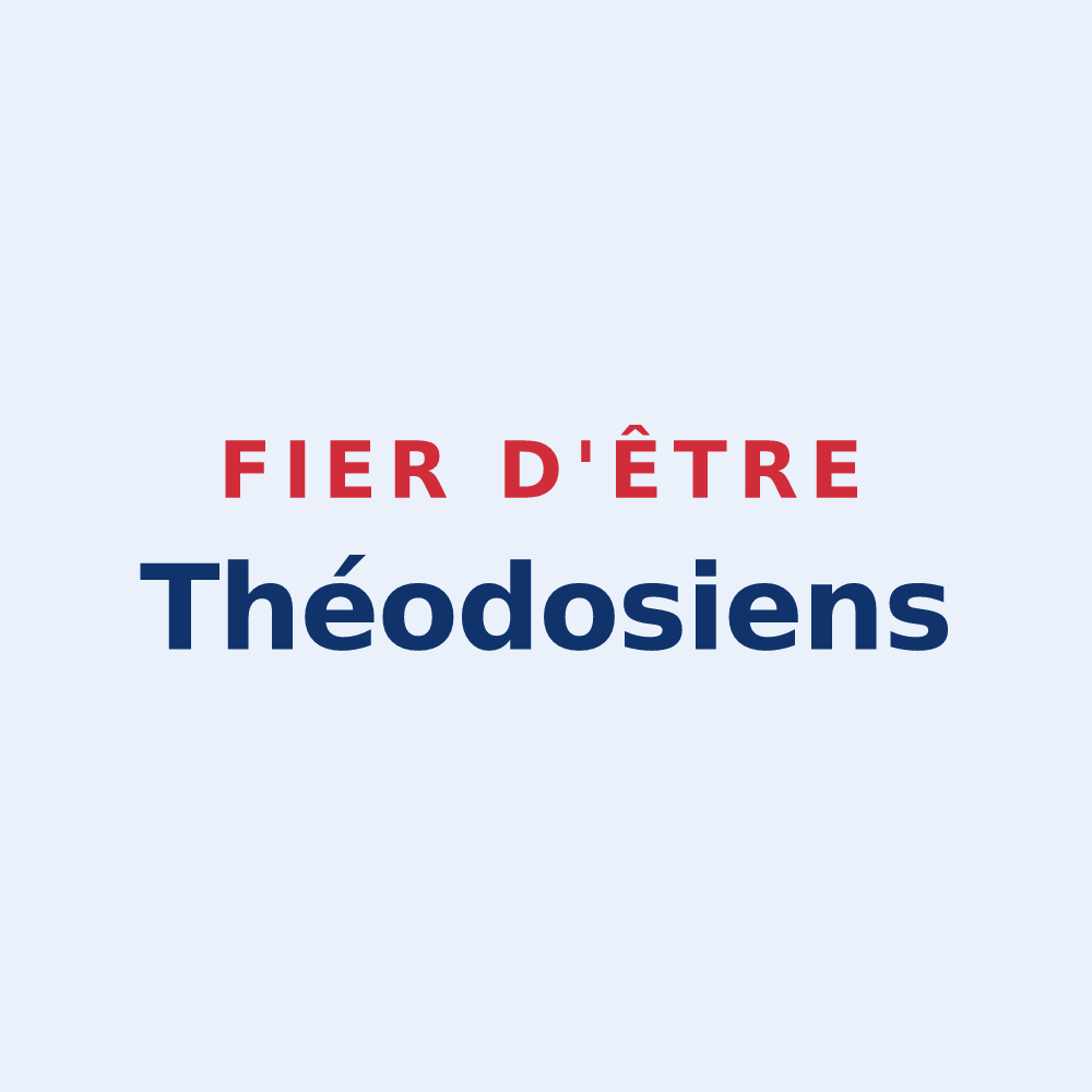 Sticker « Fier d'être Théodosiens » — design pour Thieux