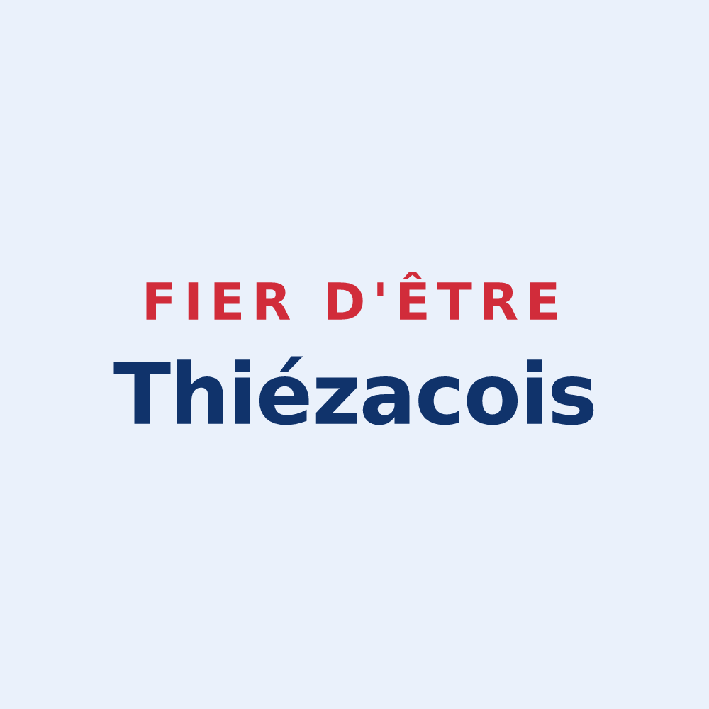 Sticker « Fier d'être Thiézacois » — design pour Thiézac