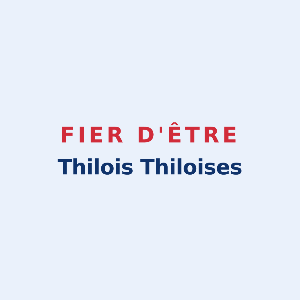 Sticker « Fier d'être Thilois Thiloises » — design pour Thil