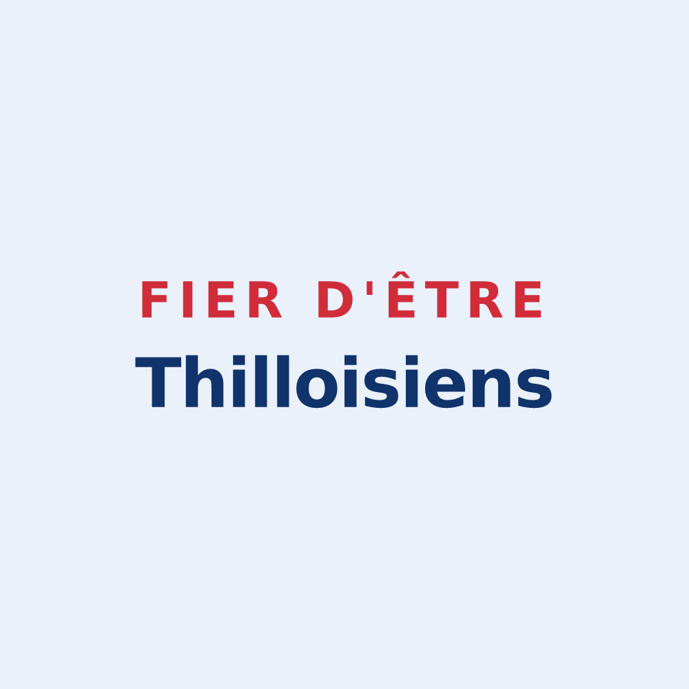 Sticker « Fier d'être Thilloisiens » — design pour Thillois