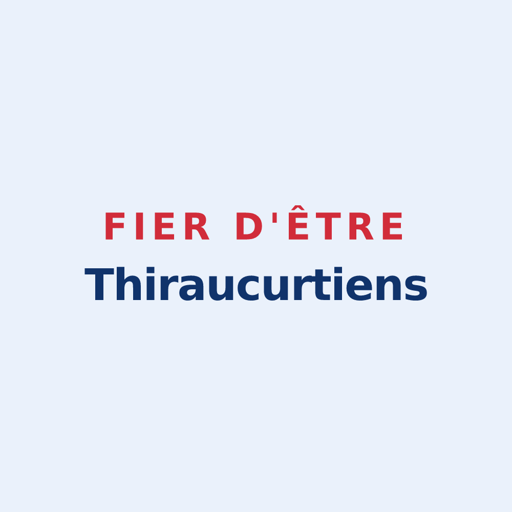 Sticker « Fier d'être Thiraucurtiens » — design pour Thiraucourt