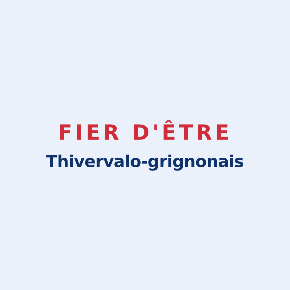 Sticker « Fier d'être Thivervalo-grignonais » — design pour Thiverval-Grignon