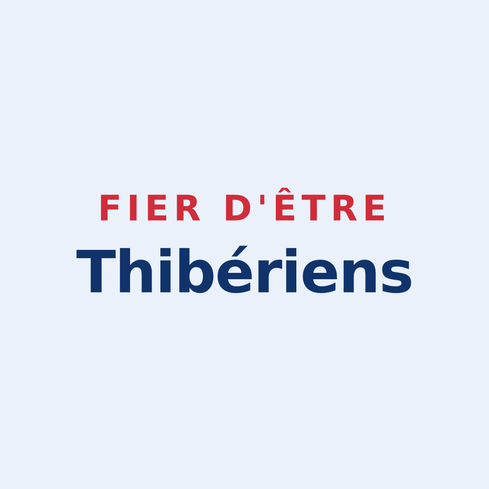 Sticker « Fier d'être Thibériens » — design pour Thiviers