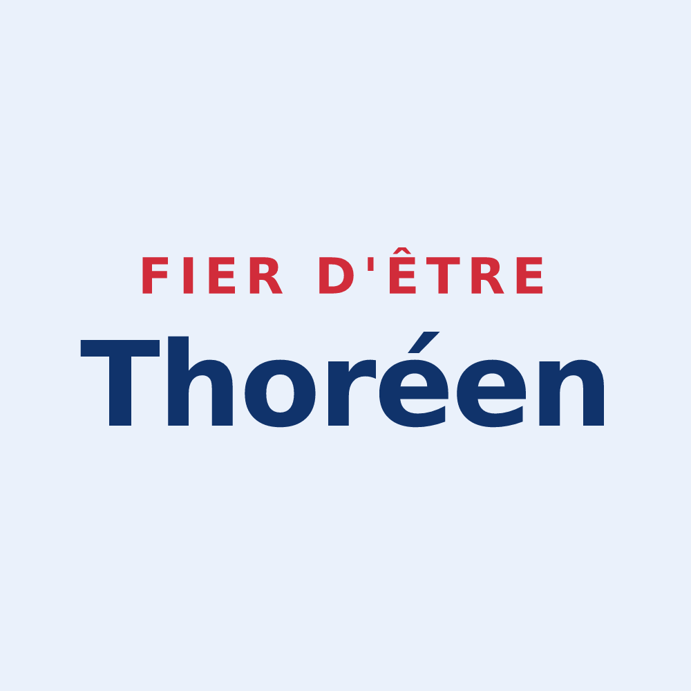 Sticker « Fier d'être Thoréen » — design pour Thoiré-sous-Contensor