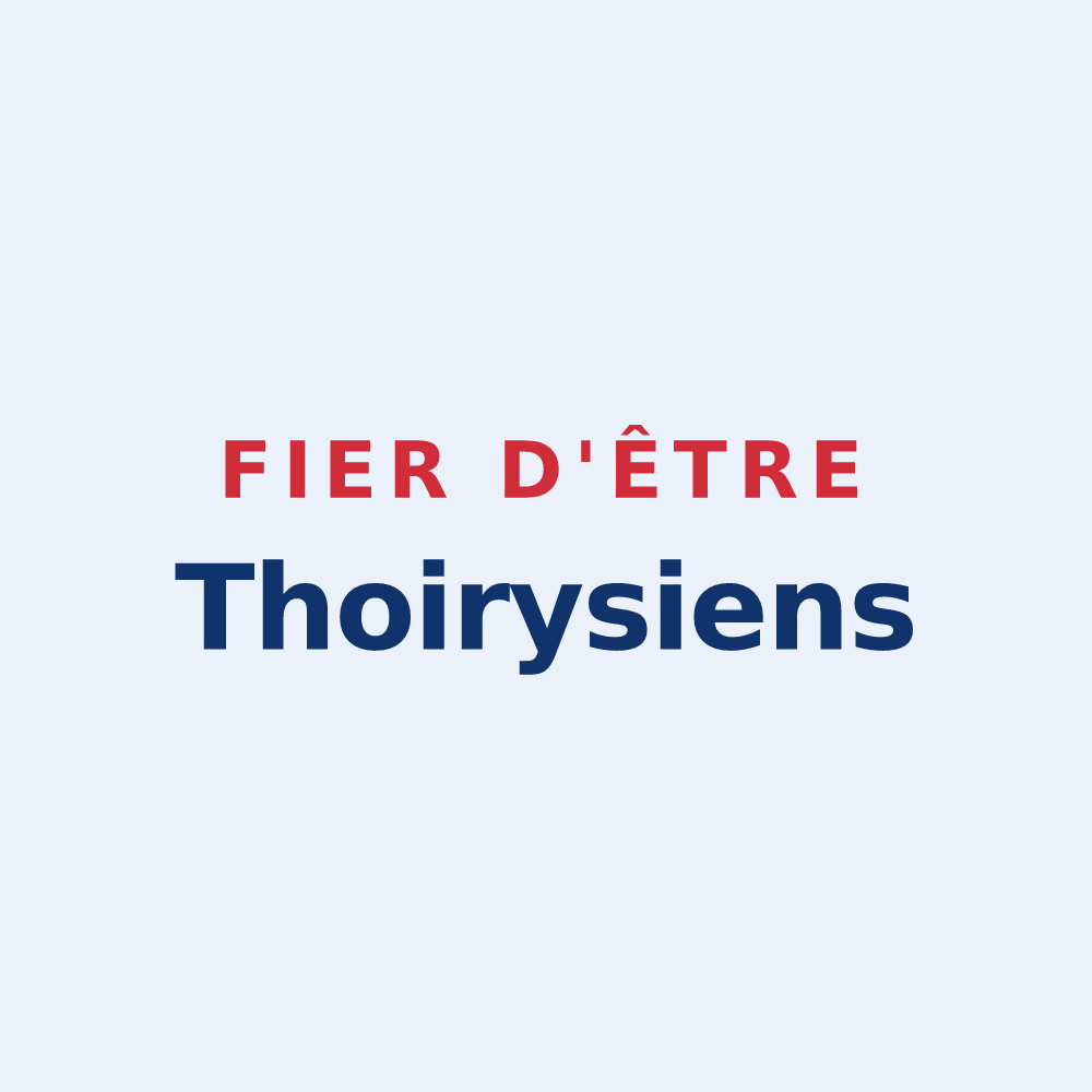 Sticker « Fier d'être Thoirysiens » — design pour Thoiry