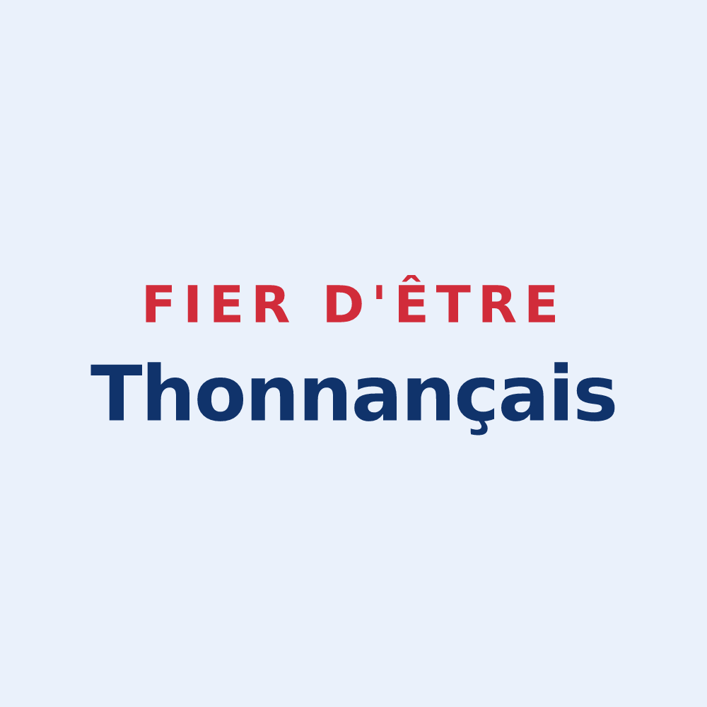 Sticker « Fier d'être Thonnançais » — design pour Thonnance-les-Moulins