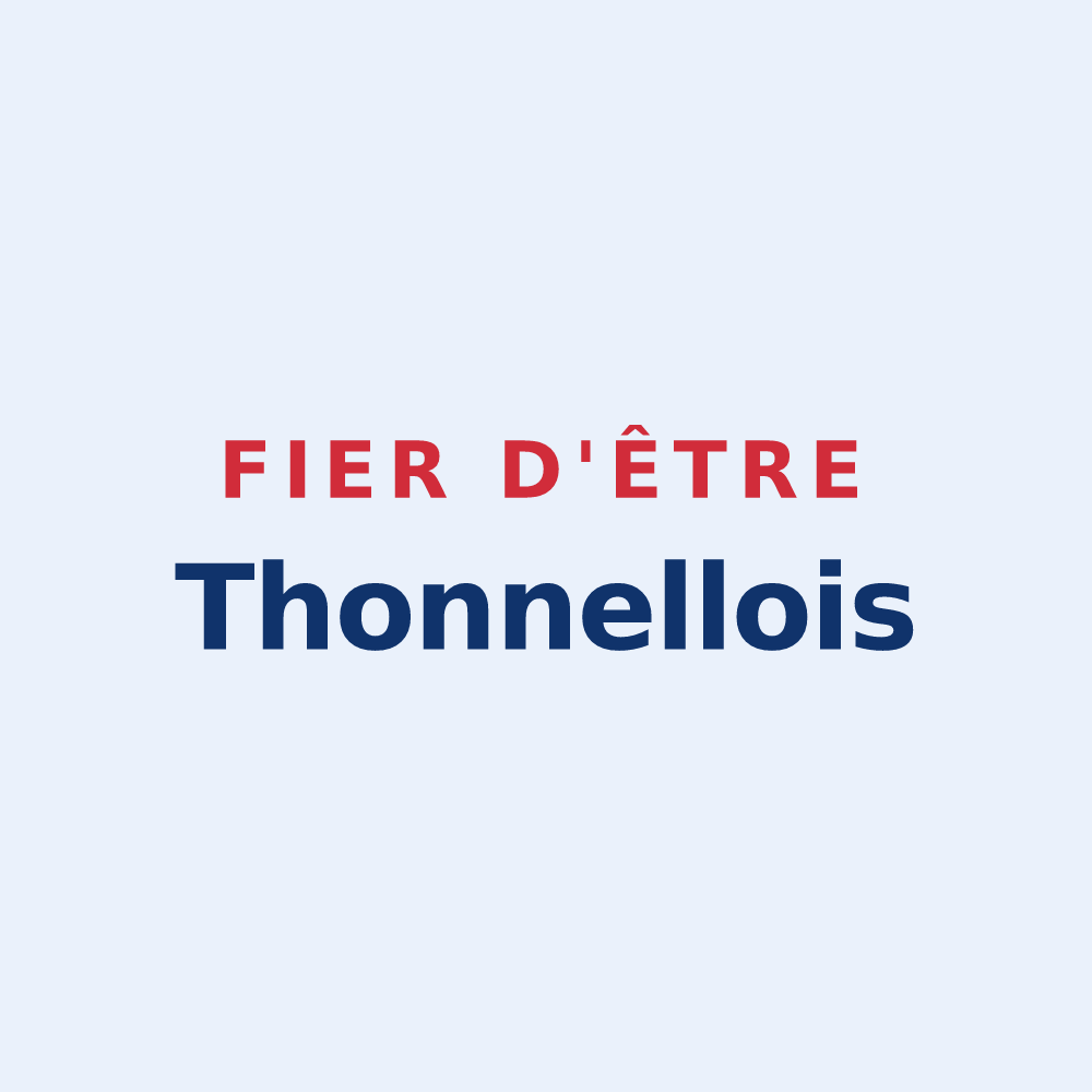 Sticker « Fier d'être Thonnellois » — design pour Thonnelle