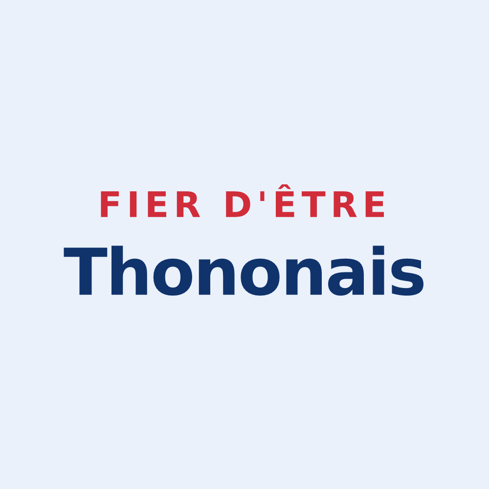 Sticker « Fier d'être Thononais » — design pour Thonon-les-Bains