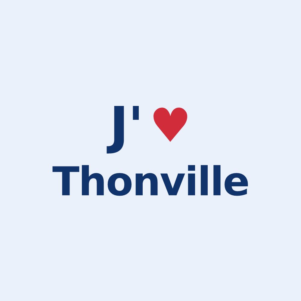Sticker personnalisé Thonville — design J'aime Thonville