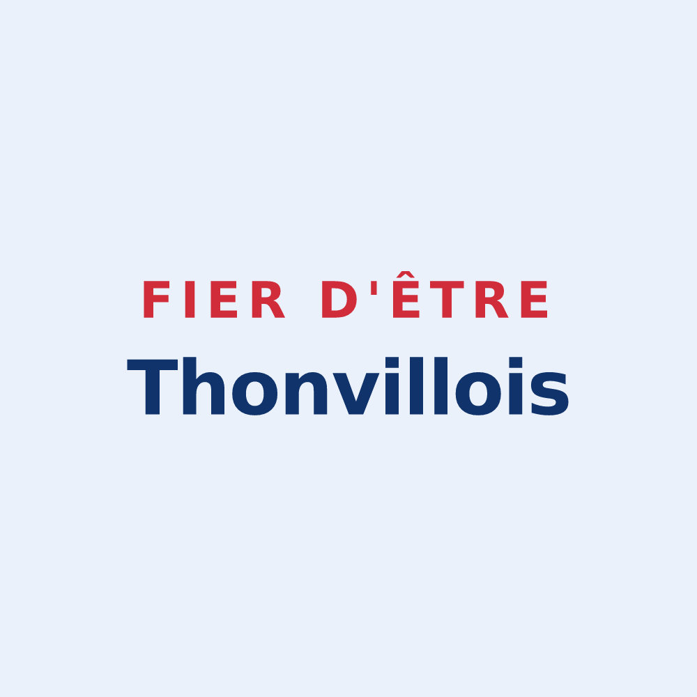 Sticker « Fier d'être Thonvillois » — design pour Thonville