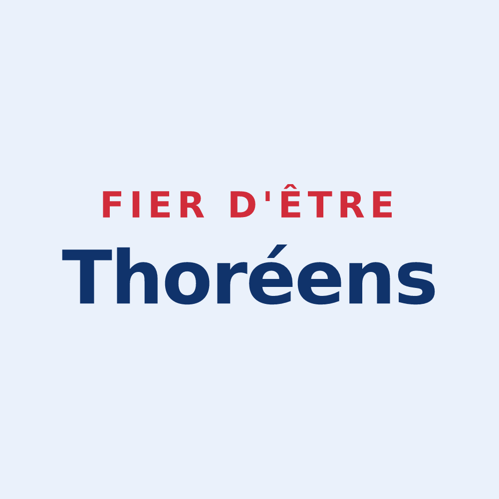 Sticker « Fier d'être Thoréens » — design pour Thorée-les-Pins