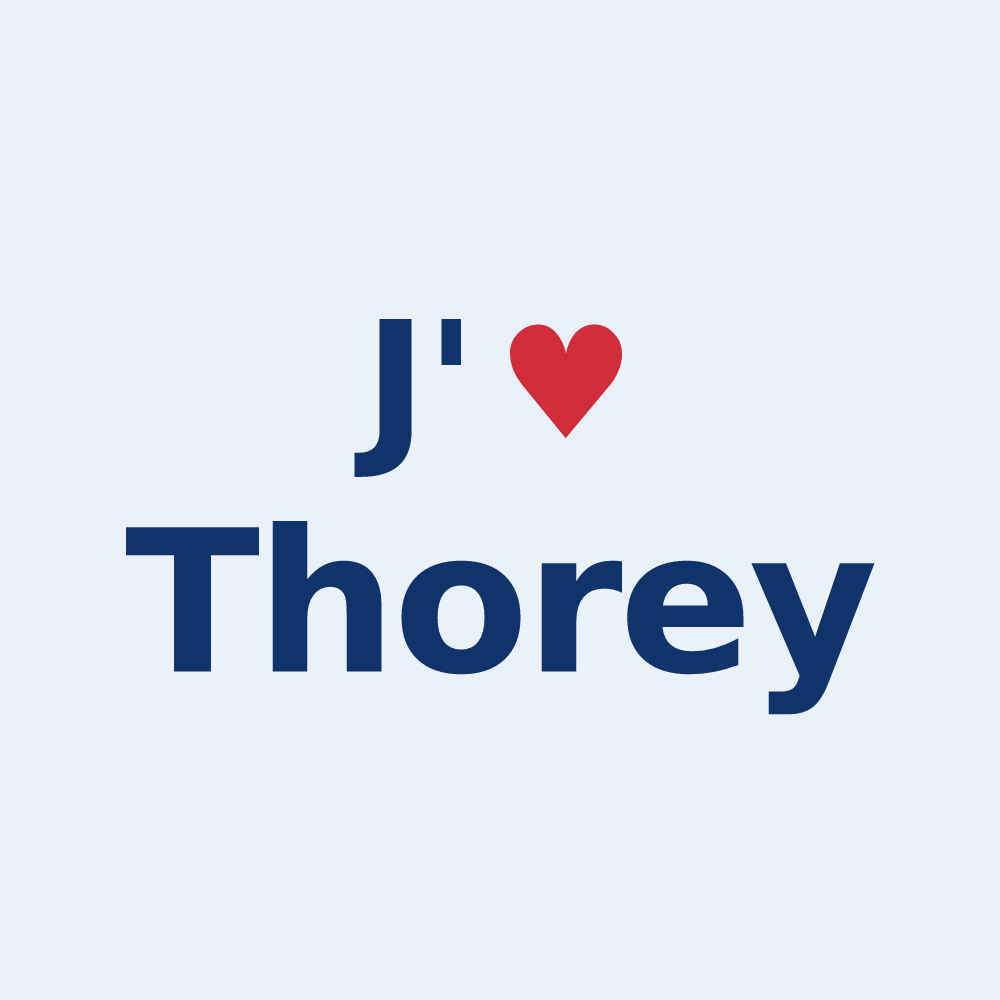 Sticker personnalisé Thorey — design J'aime Thorey
