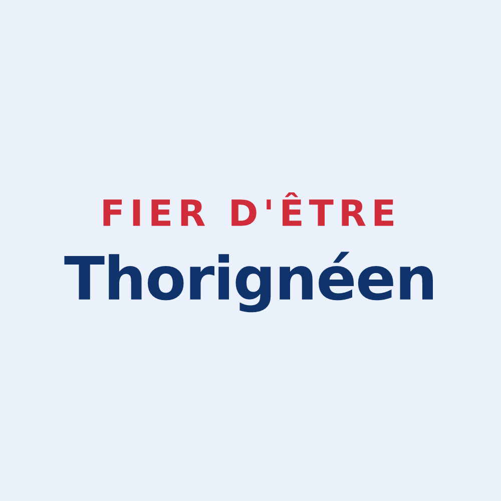 Sticker « Fier d'être Thorignéen » — design pour Thorigné-sur-Dué