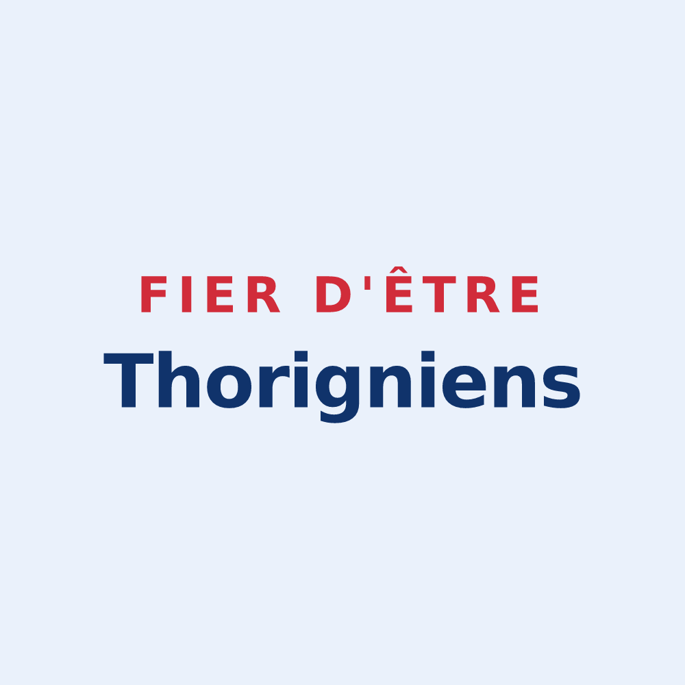Sticker « Fier d'être Thorigniens » — design pour Thorigny-sur-Marne