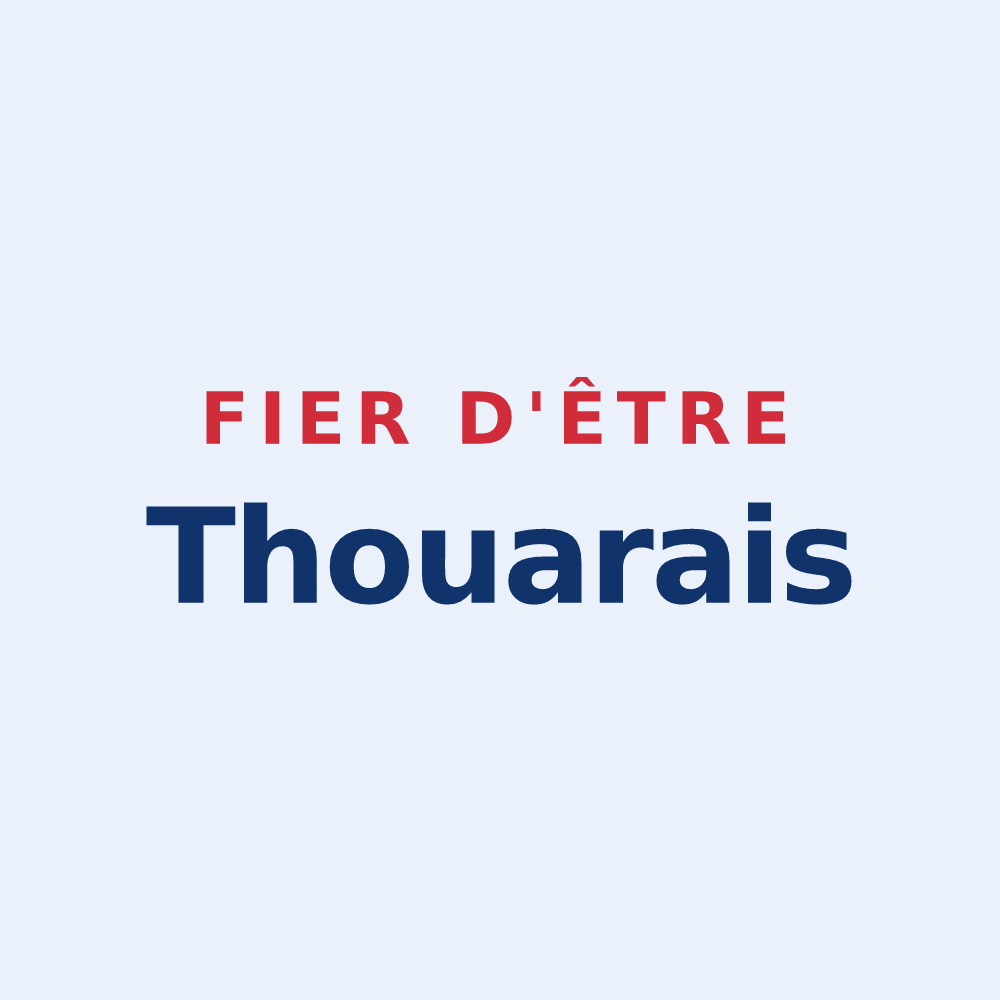 Sticker « Fier d'être Thouarais » — design pour Thouars-sur-Arize