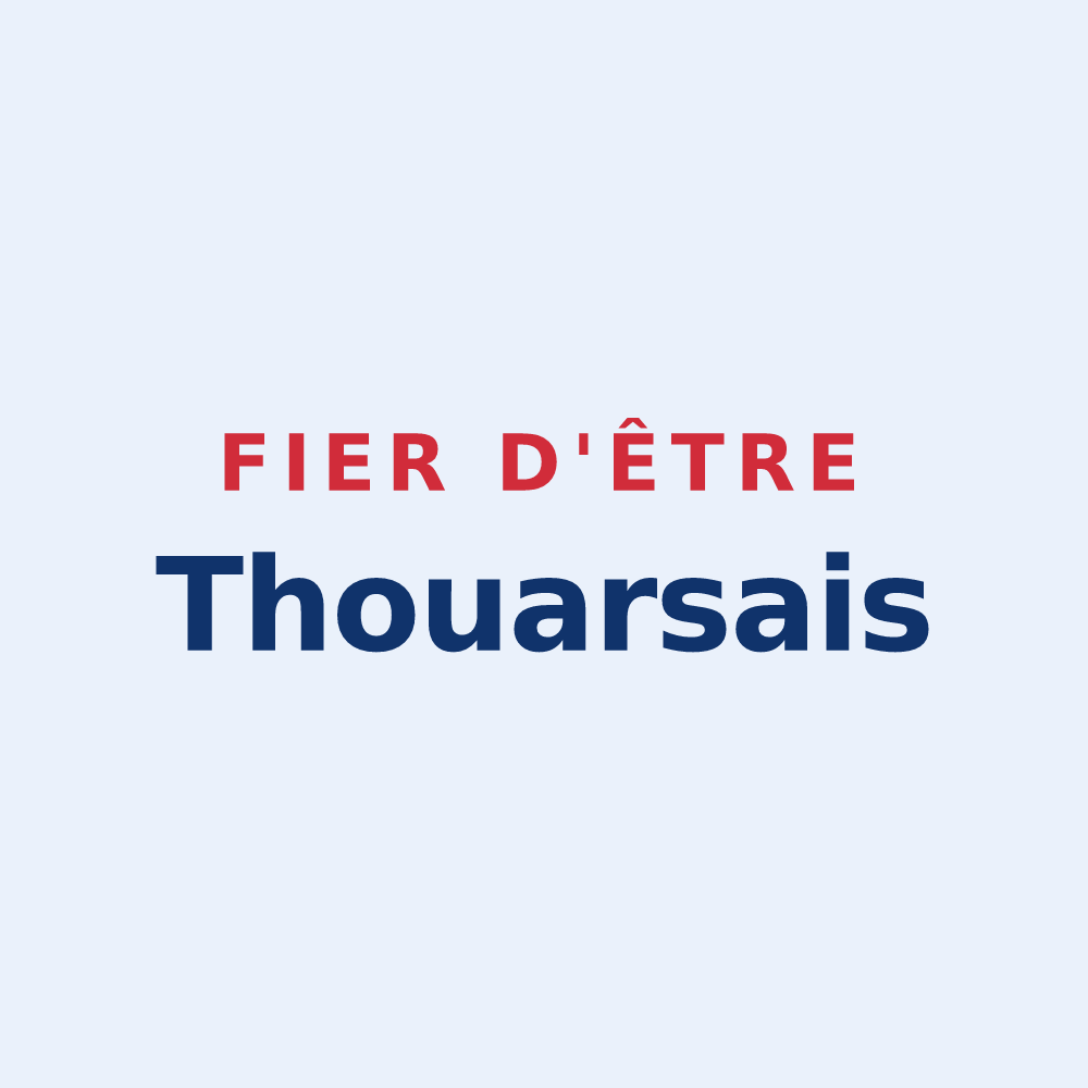 Sticker « Fier d'être Thouarsais » — design pour Thouars
